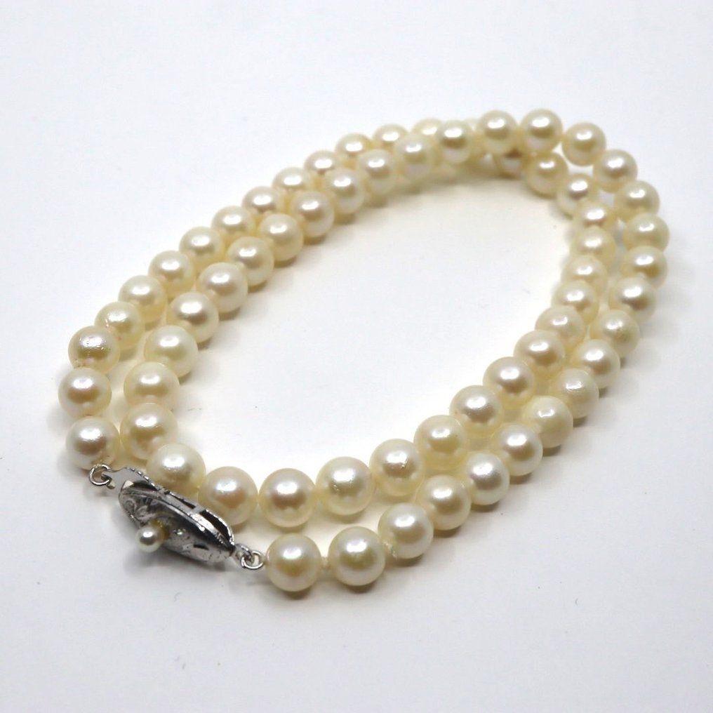 Utan reservationspris - Halsband Silver Pärla #1.0