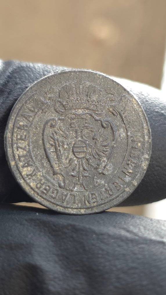 Αυστρία, Καταυλισμός αιχμαλώτων Katzenau. 2 Heller 1916 / Token #2.1