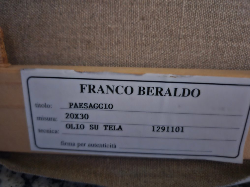 Franco Beraldo (1944) - Paesaggio #2.1