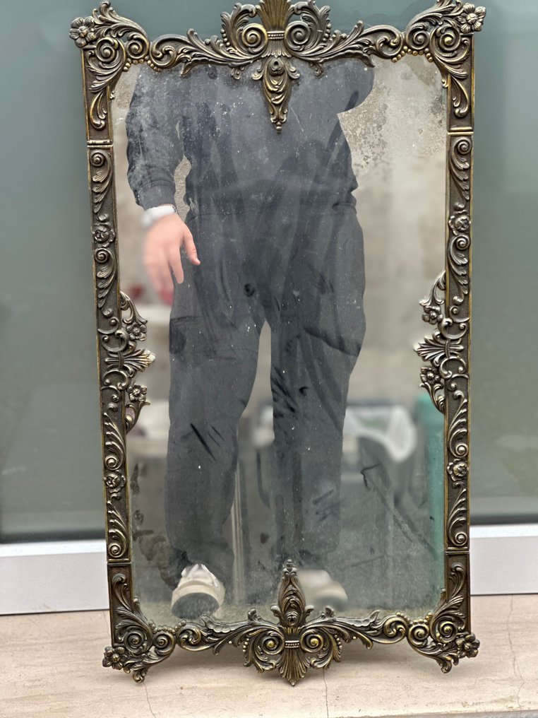 Fali tükör - Aranyozott bronz - Aranyozott bronz tükör #2.1