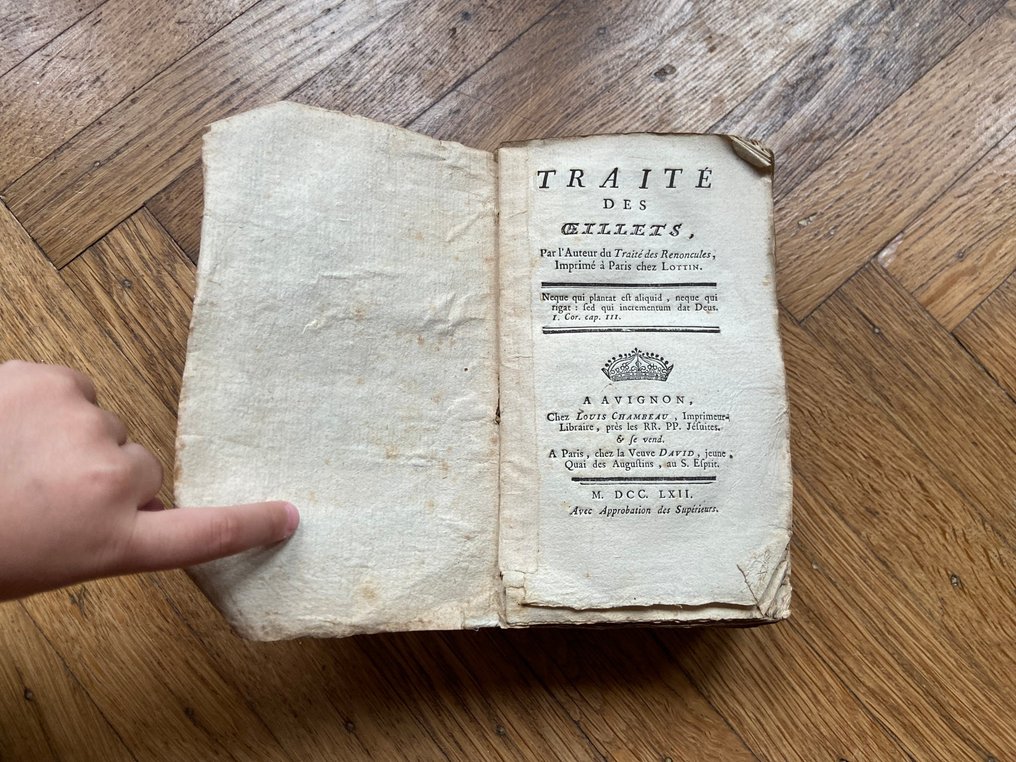 Jean-Paul de Rome d’Ardène - Traité des Œillets - 1762 #4.3