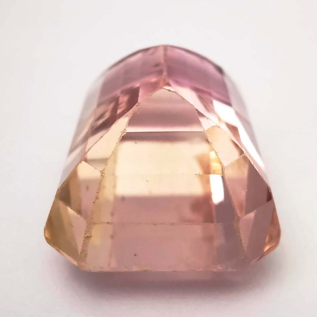 沒有保留價 鋰輝石  - 26.32 ct - Antwerp Laboratory for Gemstone Testing (ALGT) - 双色锂辉石 #4.3