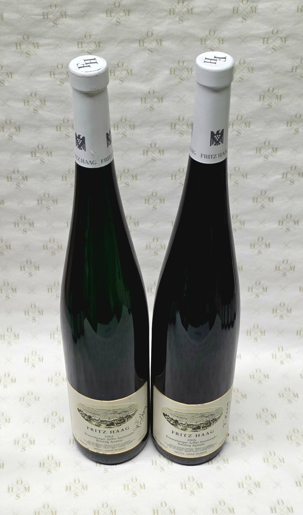 2004 - 2005 Fritz Haag Brauneberger Juffer Sonnenuhr - 摩澤爾 Auslese - 2 馬格南瓶 (1.5L) #4.3