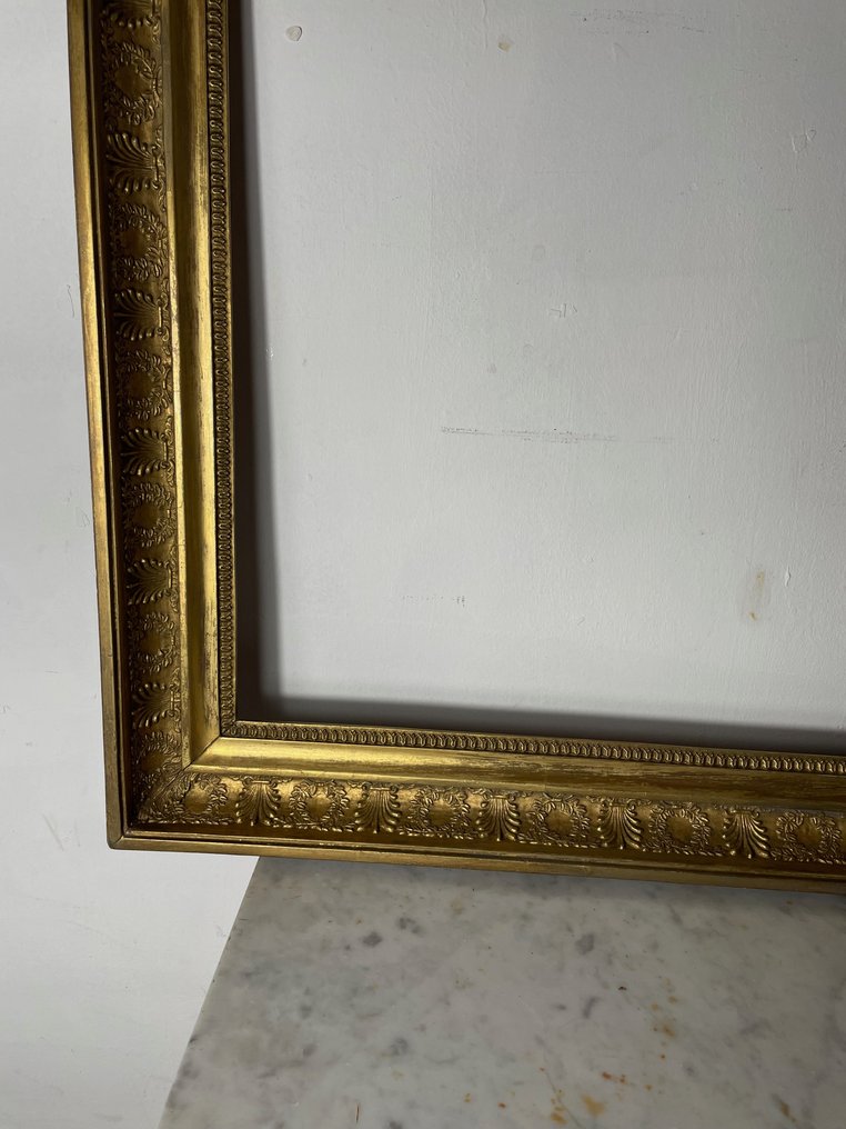 Keret (2) - Aranyozott fa - Egy pár rocaille keret #3.2