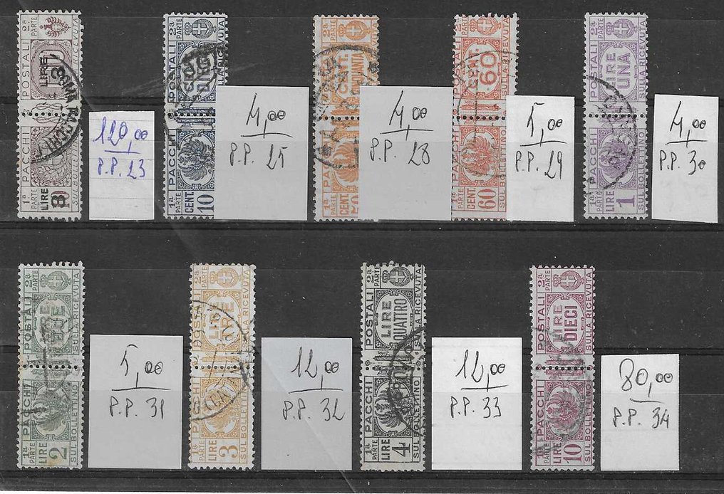 Ιταλία Βασίλειο 1884/1932 - Συλλογή πακέτων Regno χρησιμοποιημένα #1.0