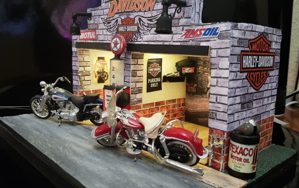 Harley davidson,  Maisto.  - 西洋鏡 TALLER HARLEY DAVIDSON - 1990-2000 - 西班牙 #4.3