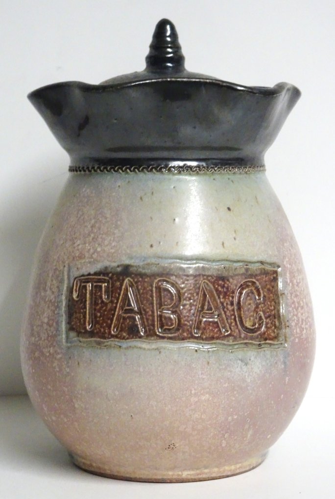 Willy Biron (1917-1980) - Vaso - Grès - Tabakspot e kruik #4.3