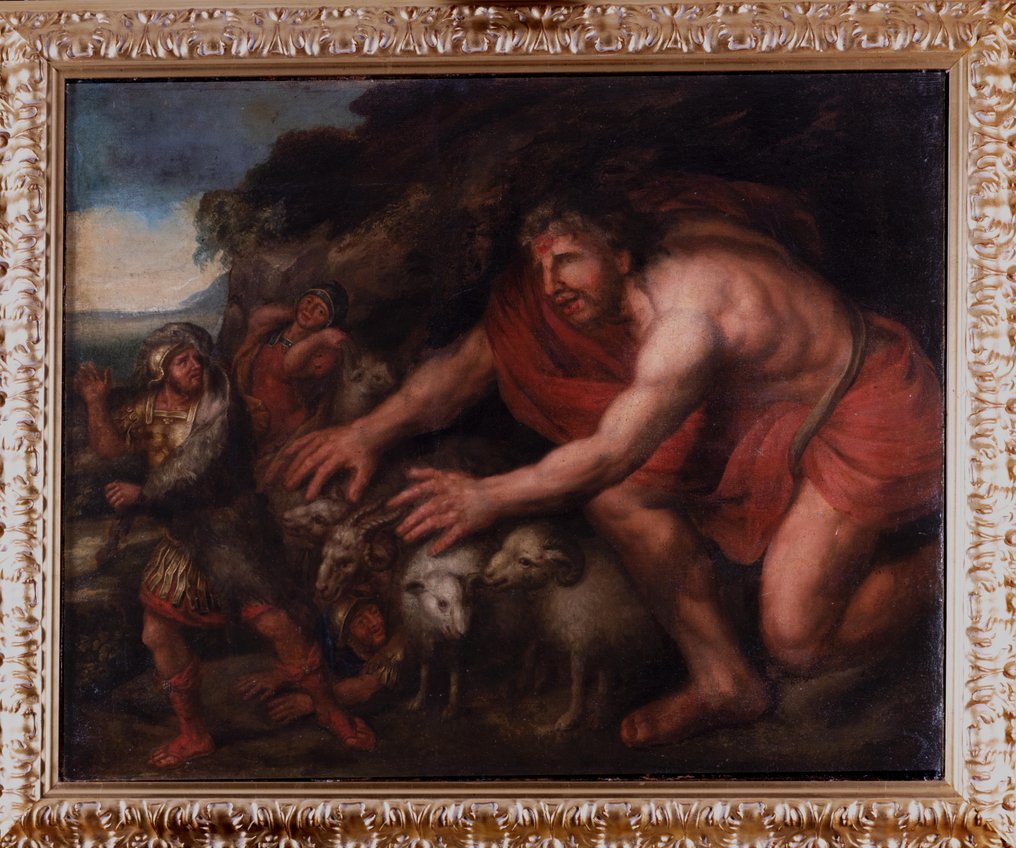 Theoodor van Thulden (1606-1669 ) - Ulisse e Polifemo nella grotta #1.0