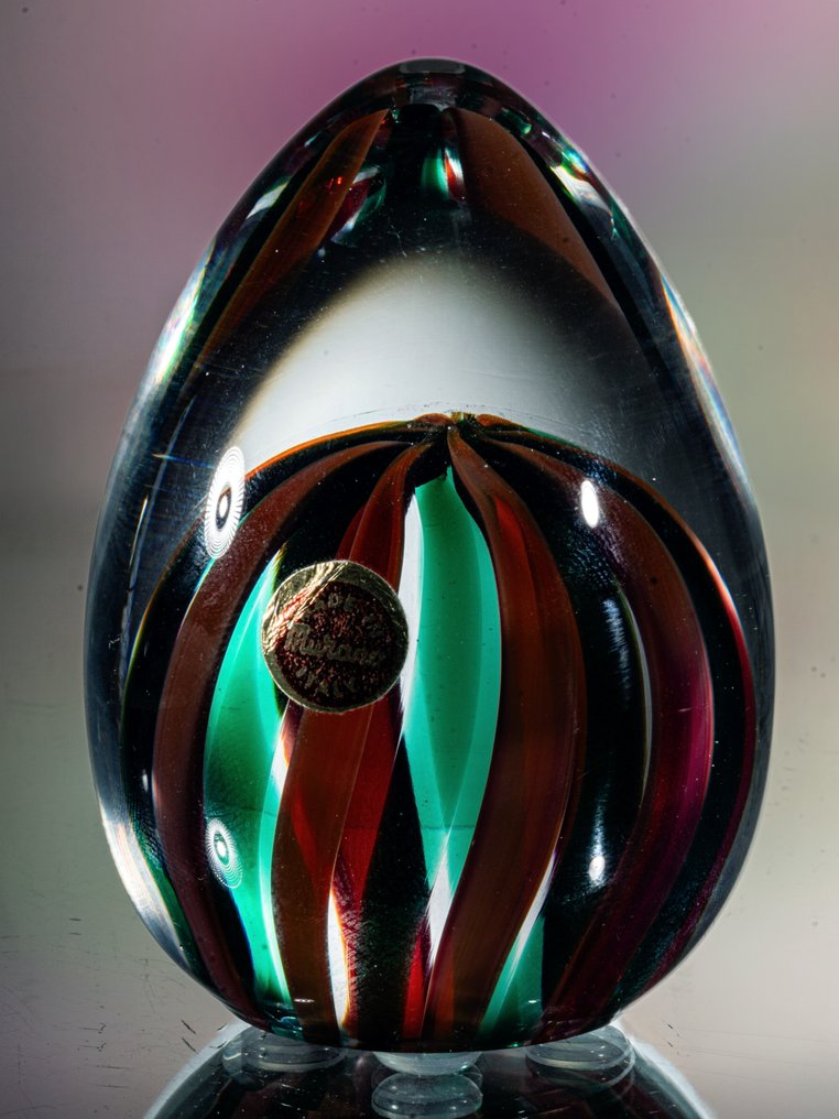 Murano - 紙鎮 - "A Canne" - Höhe 8,7 cm - 玻璃 #1.0