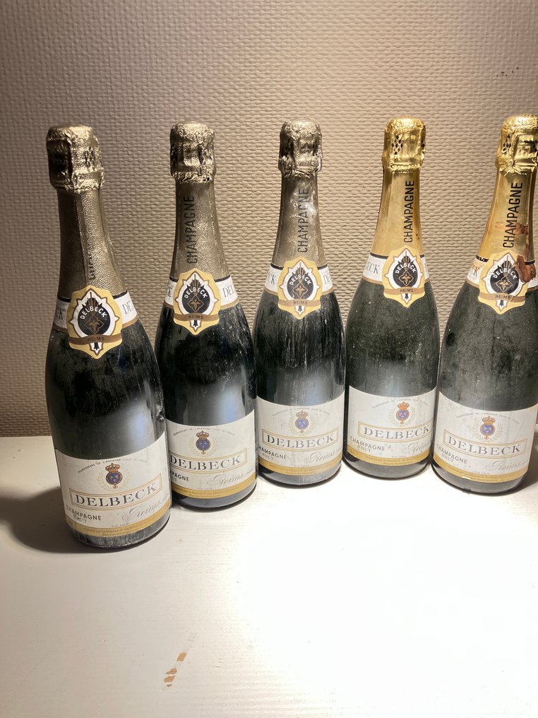 Delbeck, Champagne - Reims Brut - 5 Flaskor (0,75L) #1.0