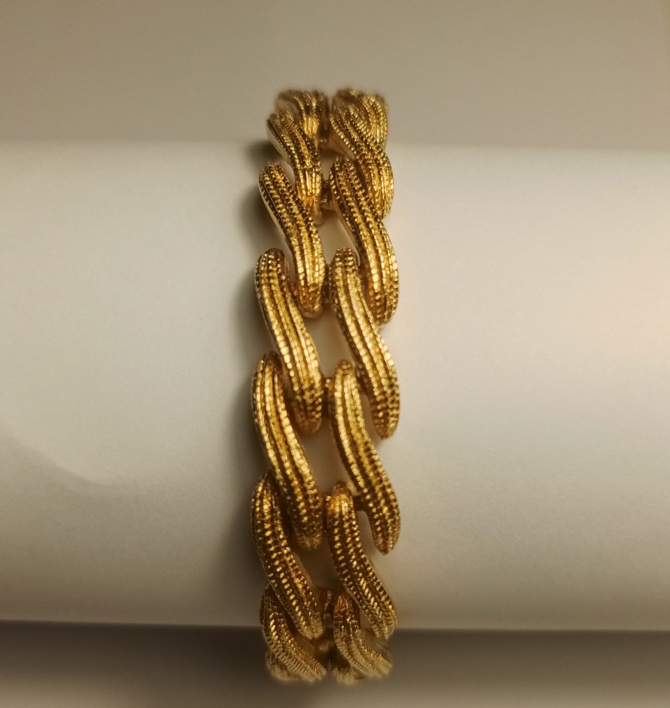 Monet - Gold-plated - Bracelet - Textured gold plated #1.0