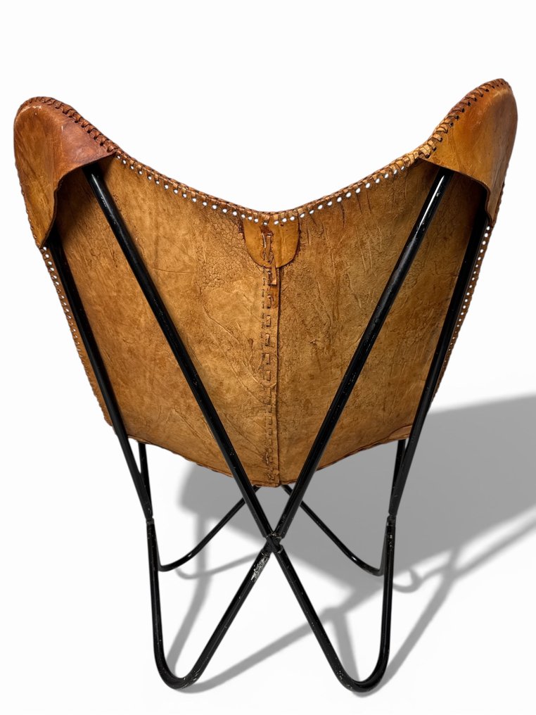 Poltrona - Sedia farfalla - Pelle, Metallo - Sedia farfalla #4.3