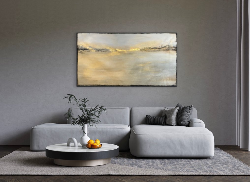 Ellis Hollering - Gilded Light - XXL Abstract Landscape #1.0