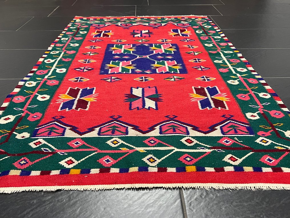 安纳托利亚地毯 - 凯利姆平织地毯 - 140 cm - 95 cm #1.0