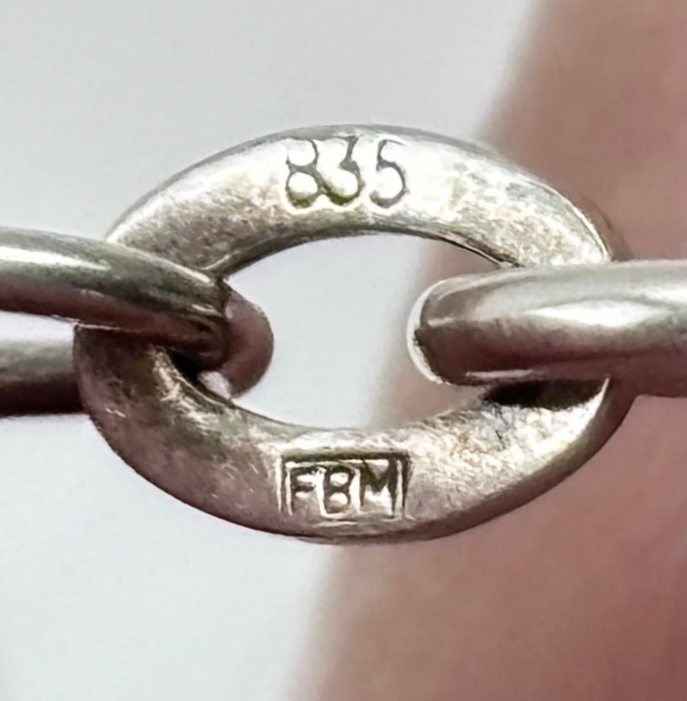 Friedrich Binder - 835 silver - Chain - Pocket watch chain #1.0