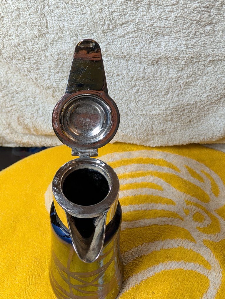 Pallme König & Habel - 大口水壶 - 玻璃, 镀银 - 新艺术风格申克坎 #3.2