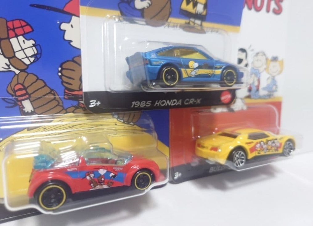 Hot Wheels - Αυτοκίνητο μοντελισμού (5) - Peanuts Collection — Snoopy & Peanuts Characters - Car Set (Good Condition, Unopened) #4.3
