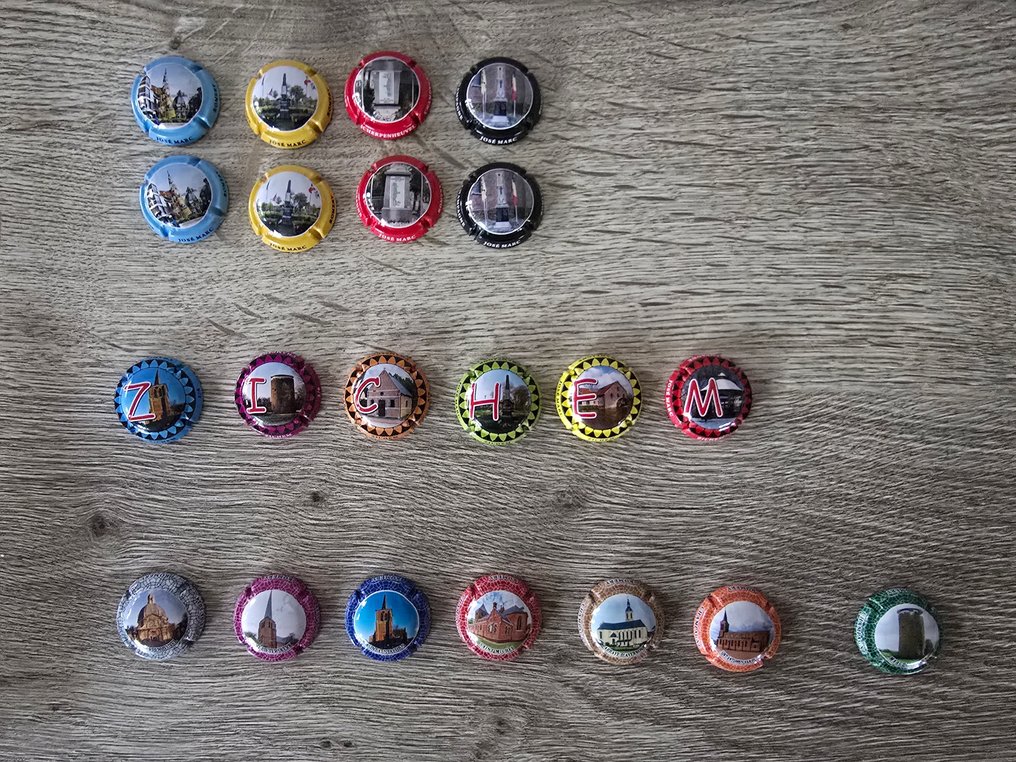 José Marc - 香槟酒酒帽 (21) - 大教堂,教堂,纪念碑 - 金属 - 香槟瓶塞盖 #1.0