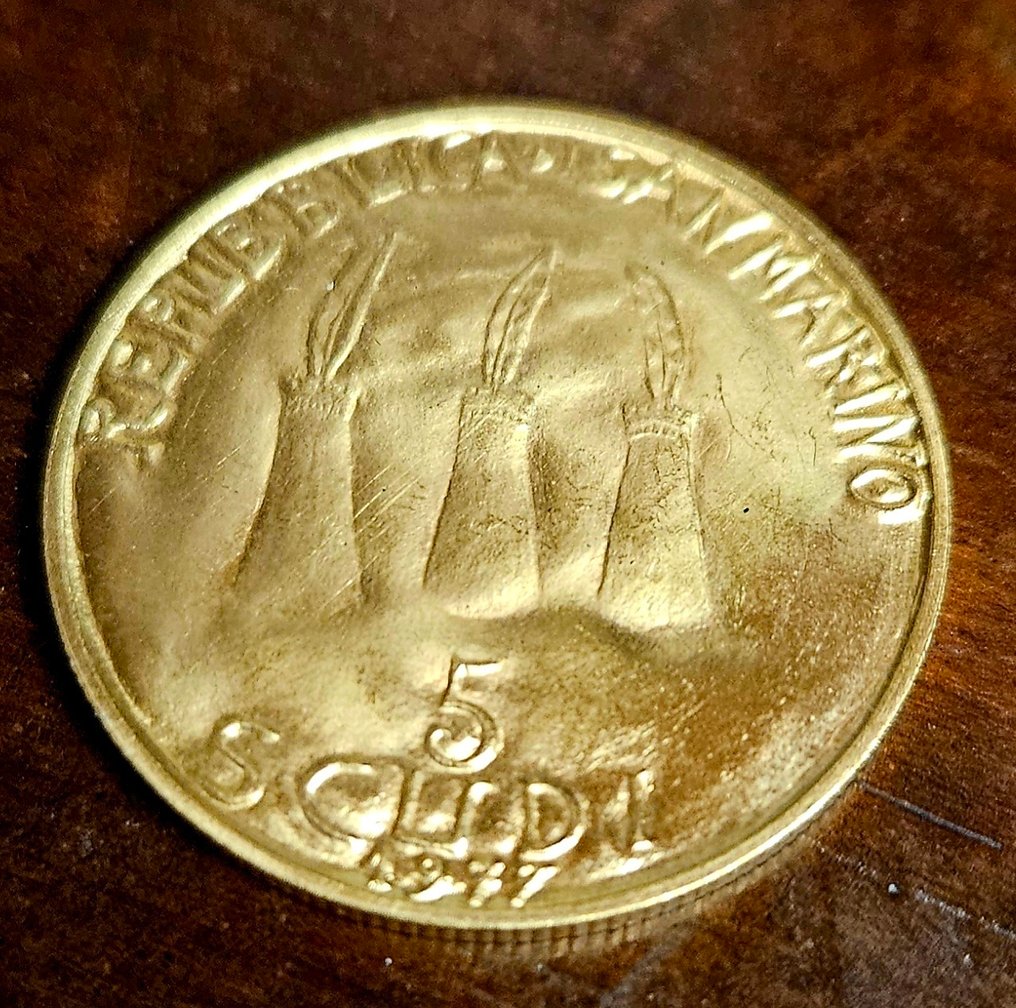San Marino. 5 Scudi 1977 #1.0