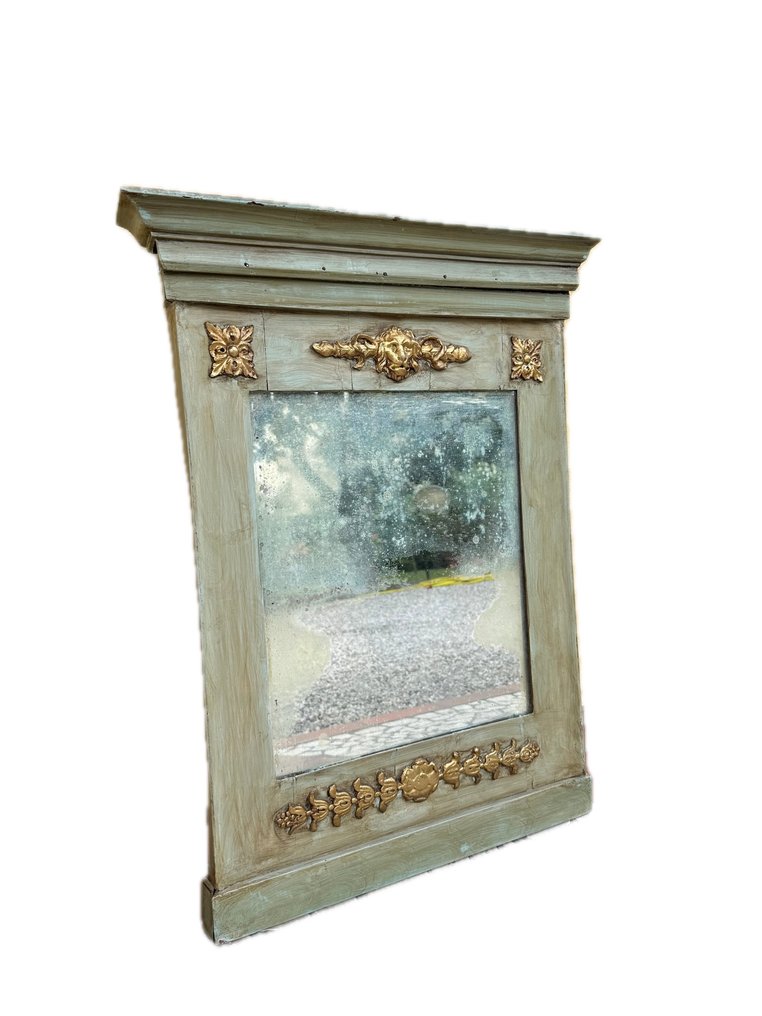 牆鏡  - 木, 玻璃 - 威尼斯古董镜子 #1.0