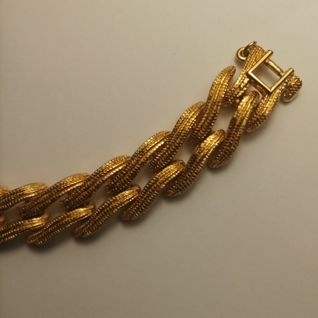 Monet - Gold-plated - Bracelet - Textured gold plated #4.3