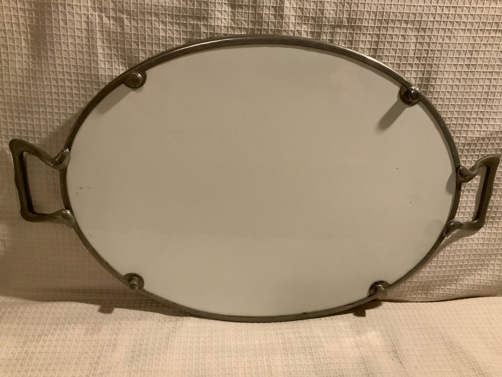 Gebr. Mehner Eulau Ceramic. - Chris van der Hoef - Serving dish (2) - Brass #3.2