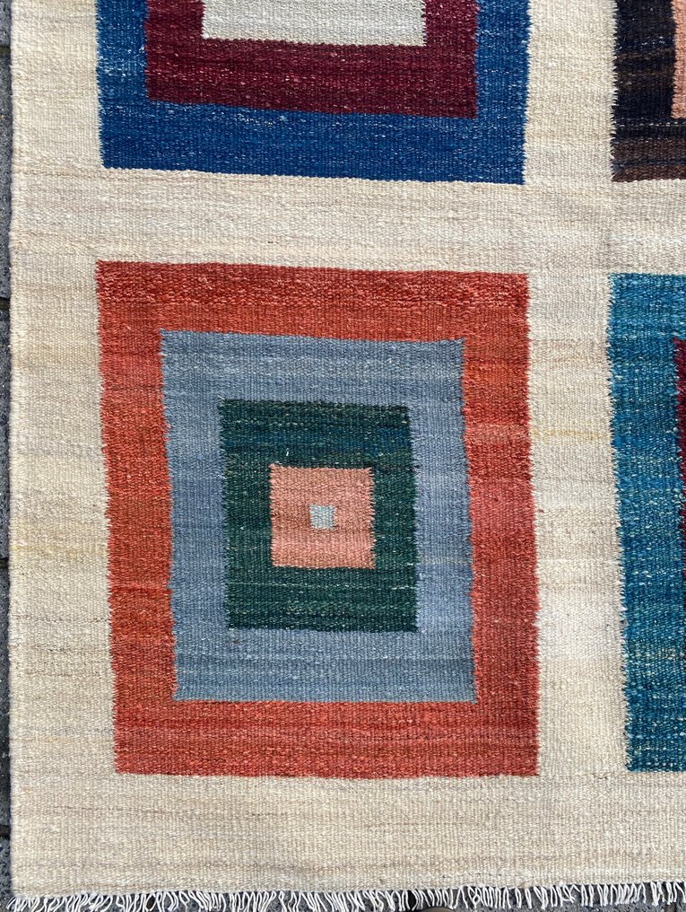 Kelim de conception - Non utilisé - Tapis - 298 cm - 247 cm #3.2