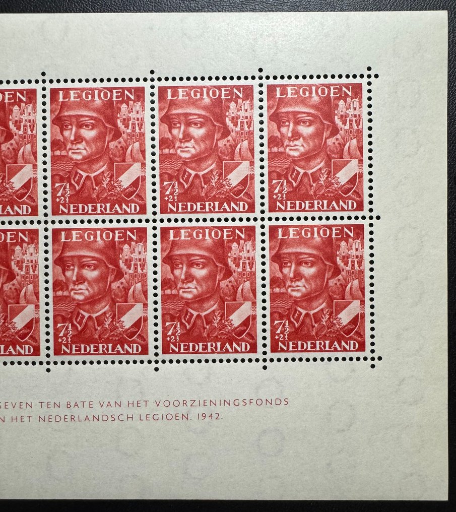 荷兰 1942 - 设置 Legioenblokken - NVPH V402/V403 #3.2