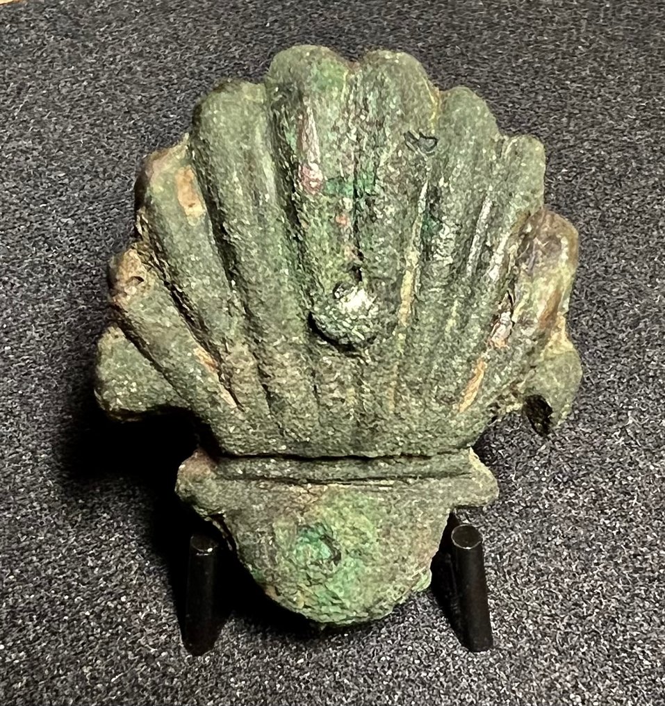 Μεσαιωνική Μπρούντζος Σήμα προσκυνητή - Άγιος Ιάκωβος (σύμβολο του Camino) - 47 mm #1.0