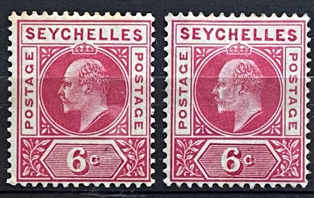 英联邦 1903/1906 - 塞舌尔 KEVII 选择 MH SG 2024 £510 #3.2