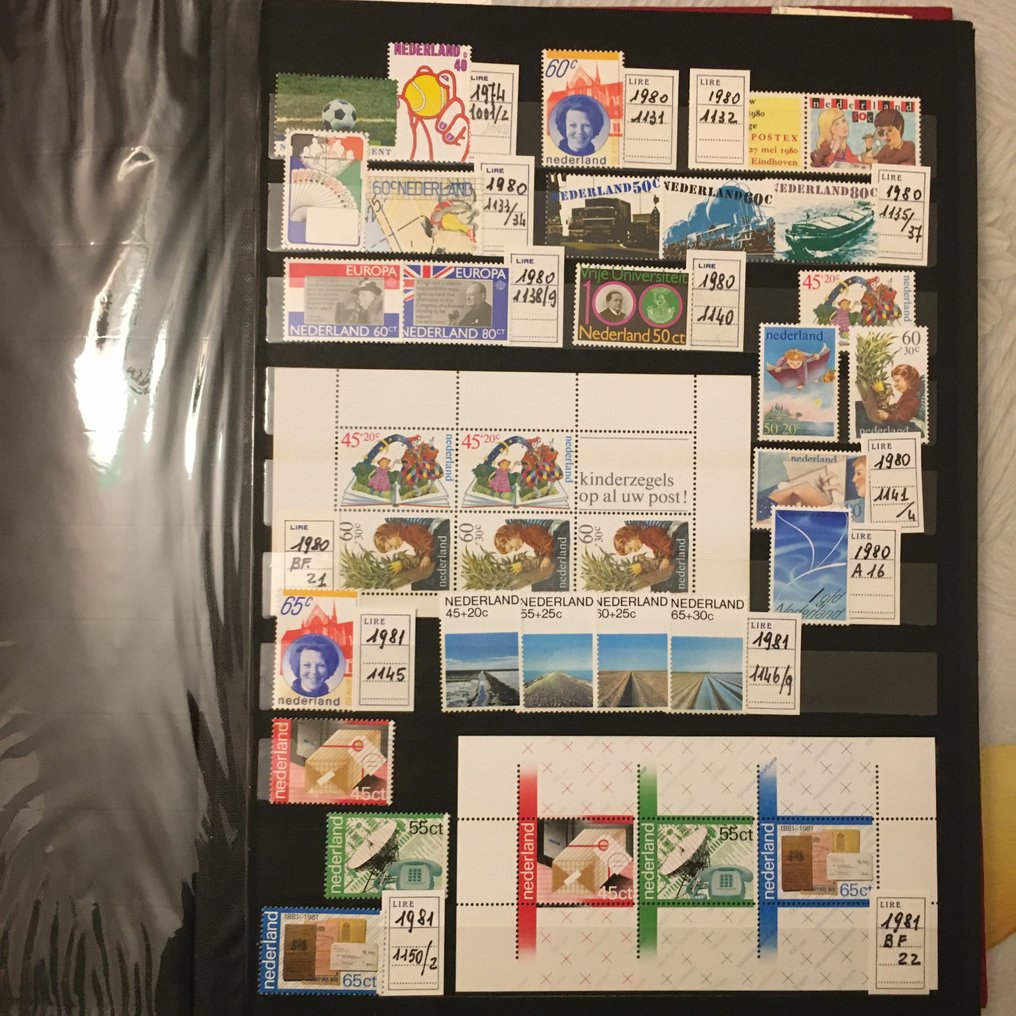 Netherlands  - Beautiful collection of new stamps from the Netherlands, 1990 to 2001. #2.1