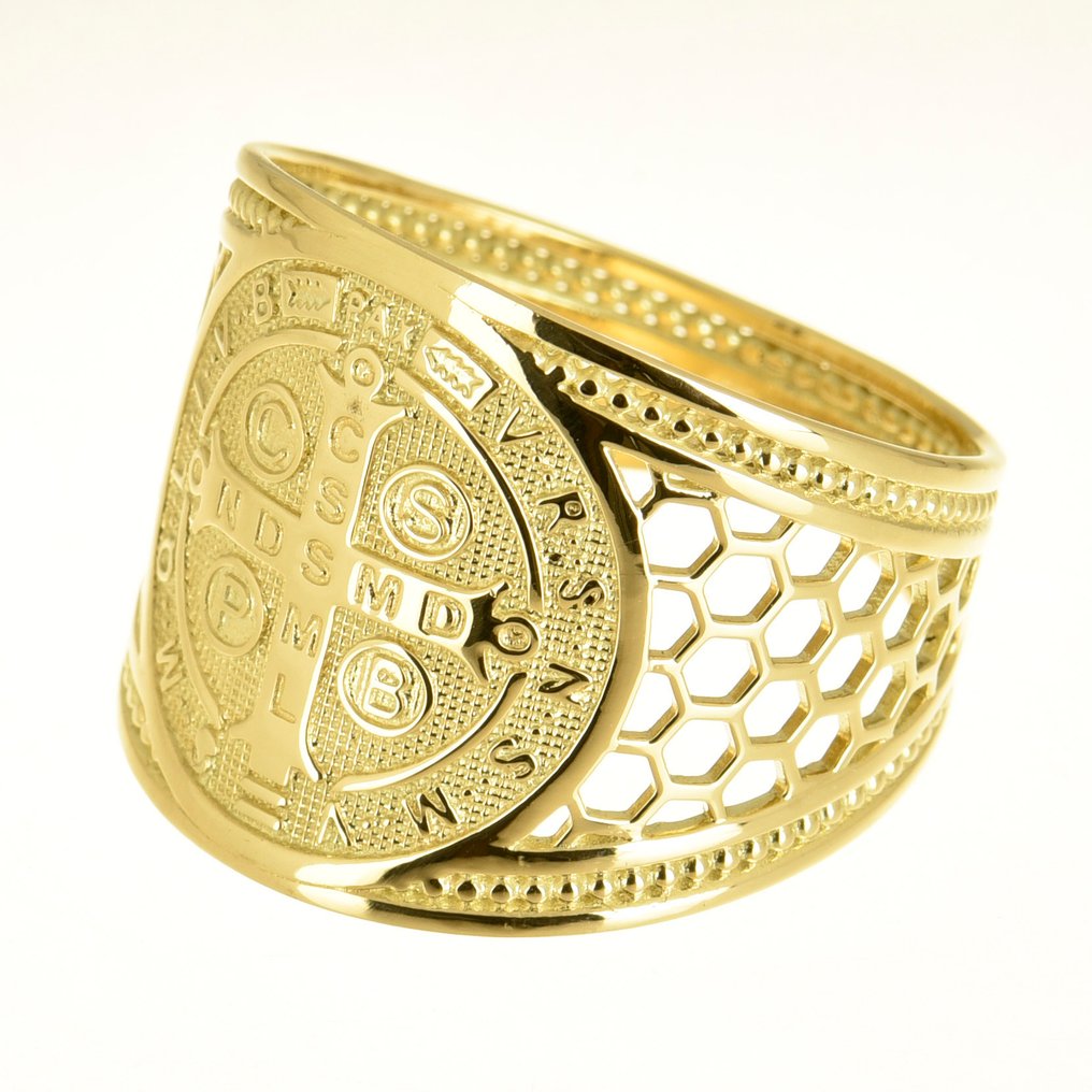 Amulett-Ring - 14 kt Gelbgold #2.1