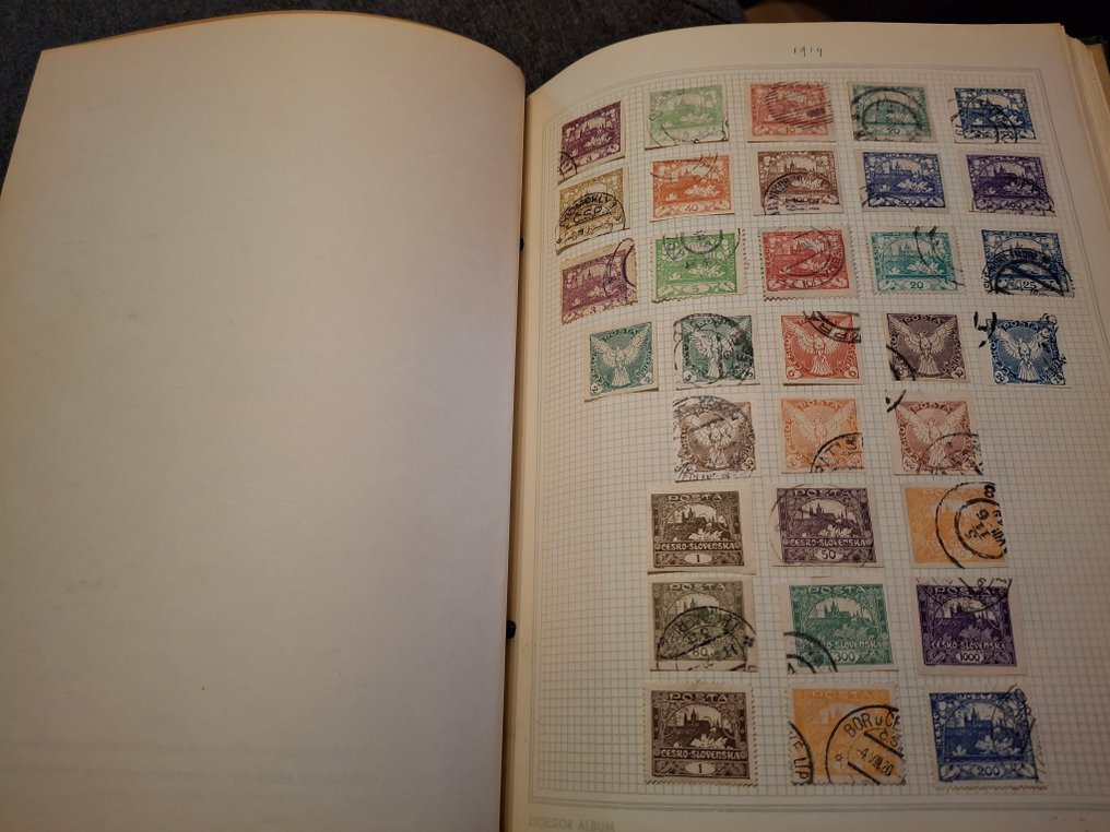 捷克斯洛伐克 1919 - 捷克斯洛伐克的有趣收藏，带一些书背的内容。 #1.0