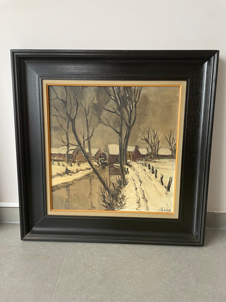 Marcel Kekebos (1937) - Winterlandschap #1.0