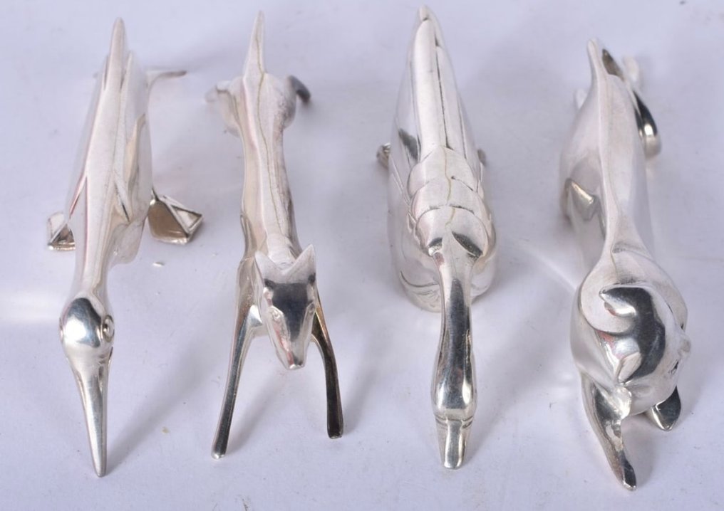 Gallia - 刀叉架 - 鍍銀 - 四只银镀Gallia #1.0