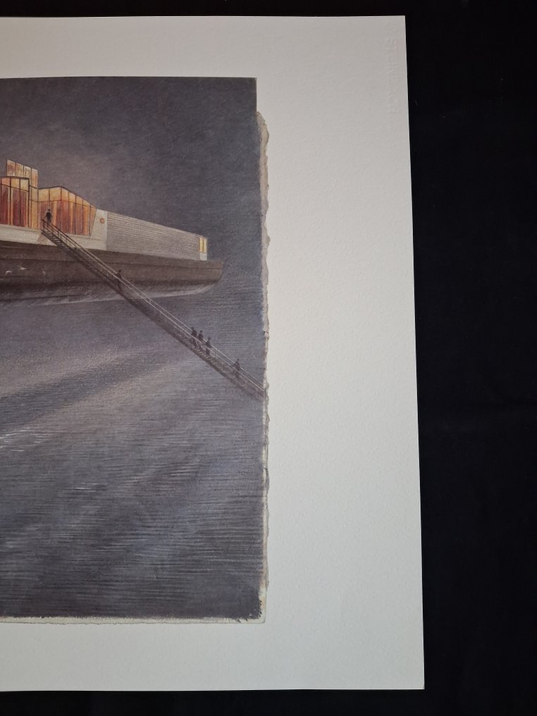 François Schuiten - Le vaisseau volant #2.1