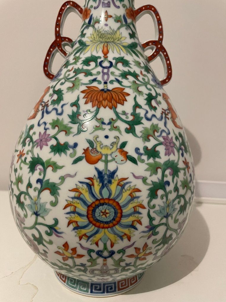 花瓶 - 瓷 - 中国  (没有保留价) #3.2