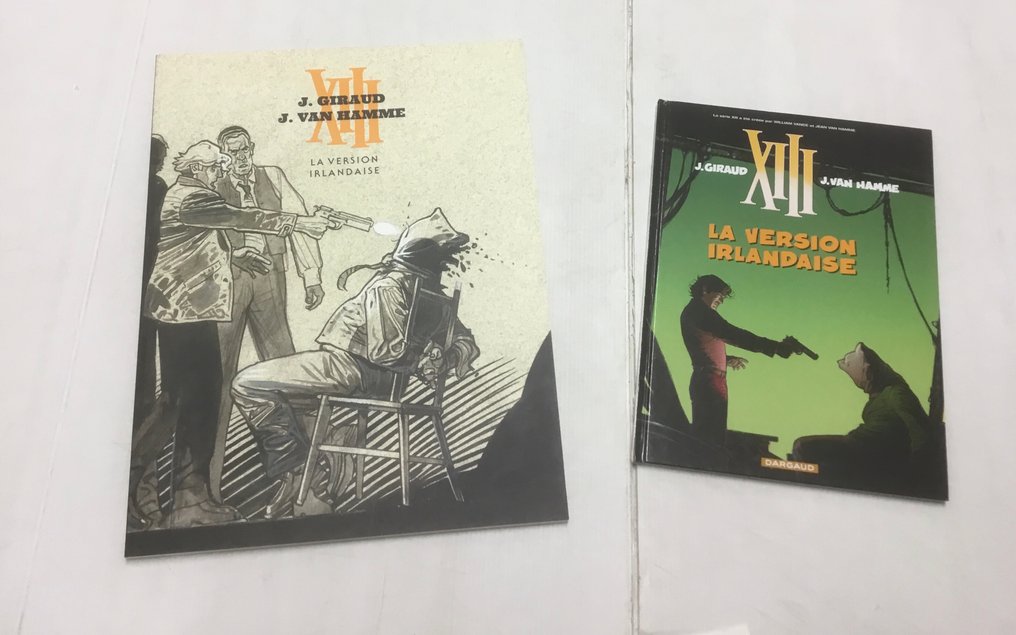 Giraud - XIII T18 + dédicace tampon + double signature - B + C - 2 Album - Rajoitettu erä - 2007/2015 #2.1