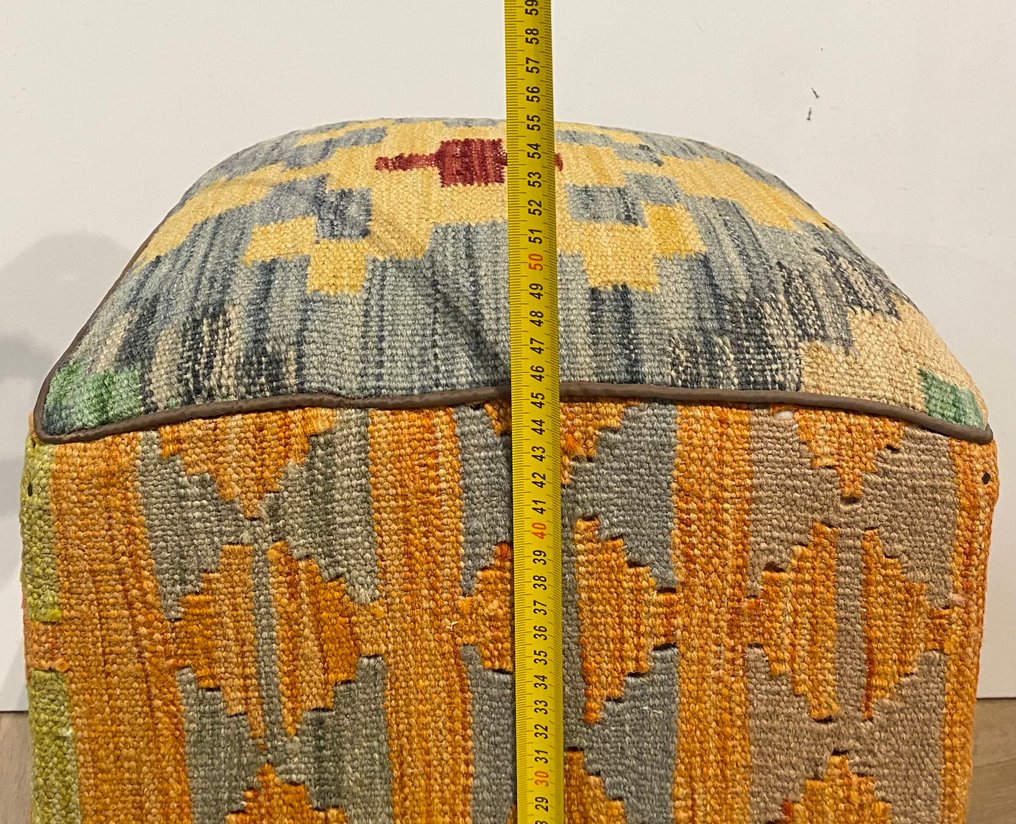 Kelim Poef（未使用/新） - 地毯 - 36 cm - 36 cm #4.3