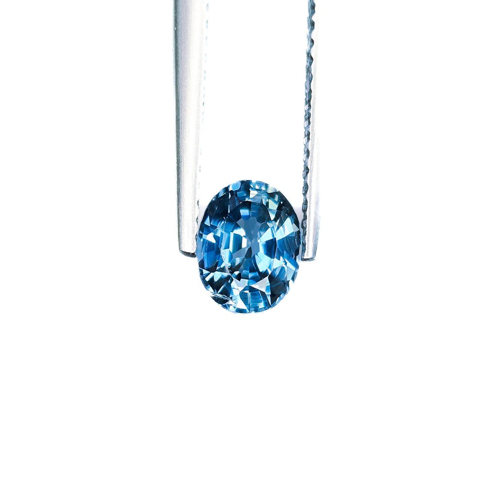 没有保留价 蓝色 蓝宝石  - 1.18 ct - 国际宝石研究院（IGI） - 未加热 #1.0