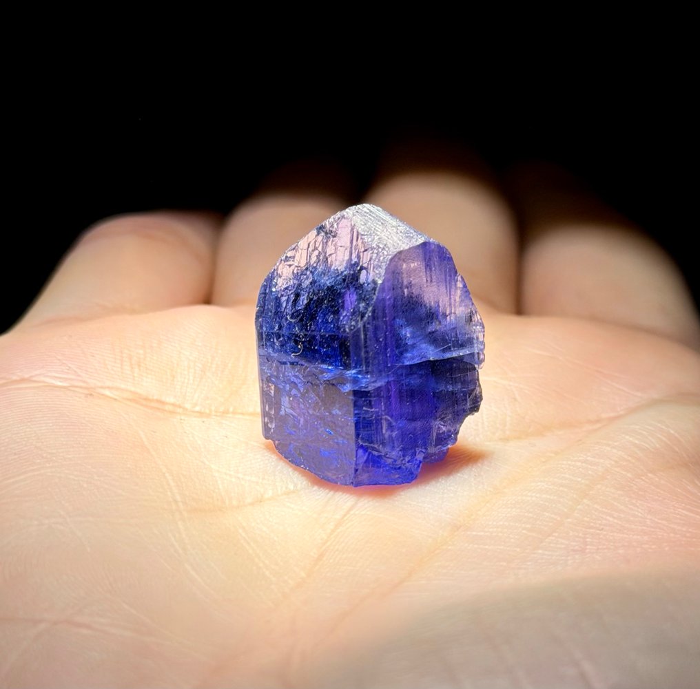 47CT Εξαιρετικός Τανζανίτης από τις λόφους Merelani, Τανζανία Κρύσταλλος - Ύψος: 2.4 cm - Πλάτος: 2.2 cm- 9.4 g #1.0