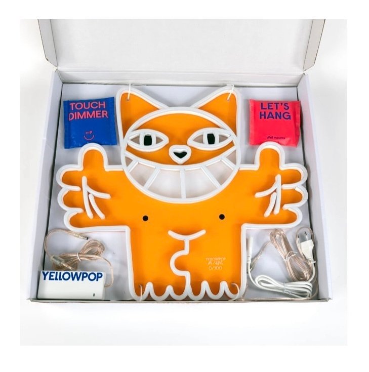 Mr Chat (1977) - 雕塑, Néon Chat édition limitée - 51 cm - 玻璃 #2.1