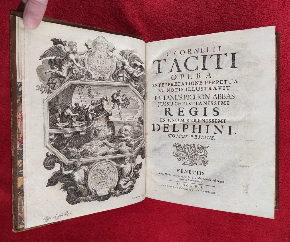 Cornelius Tacitus - C. Cornelii Taciti Opera - 1707-1708 #2.1