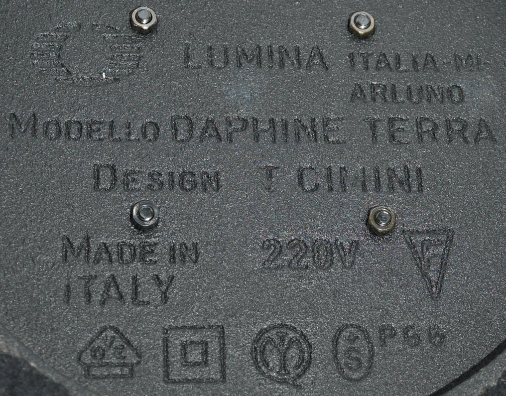 Lumina Italia - Tommaso Cimini - Φωτιστικό δαπέδου - Daphine Terra Classic - Αλογόνο - Χάλυβας #2.1