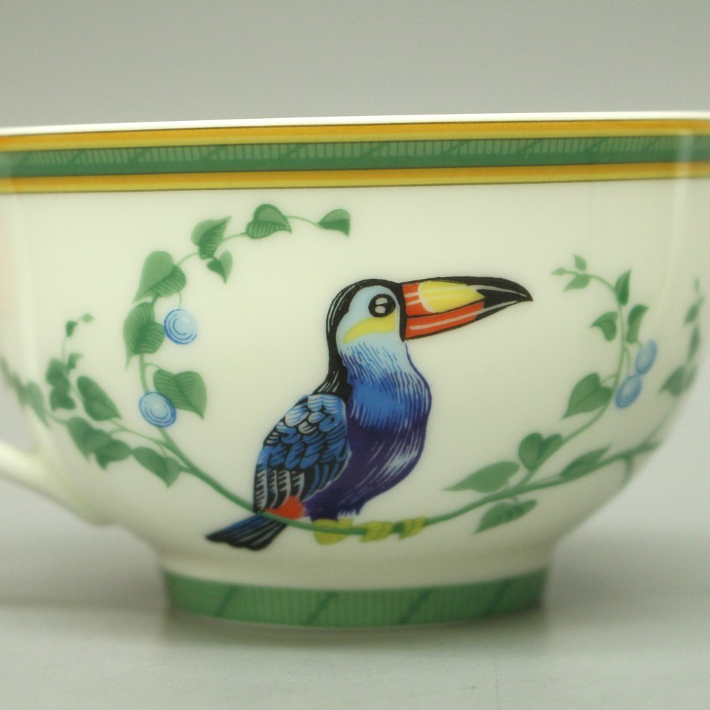Cup and saucer - Toucan - Bone china #4.3