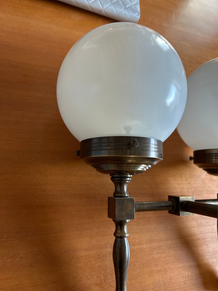 Applique da parete - Ottone, Vetro #4.3