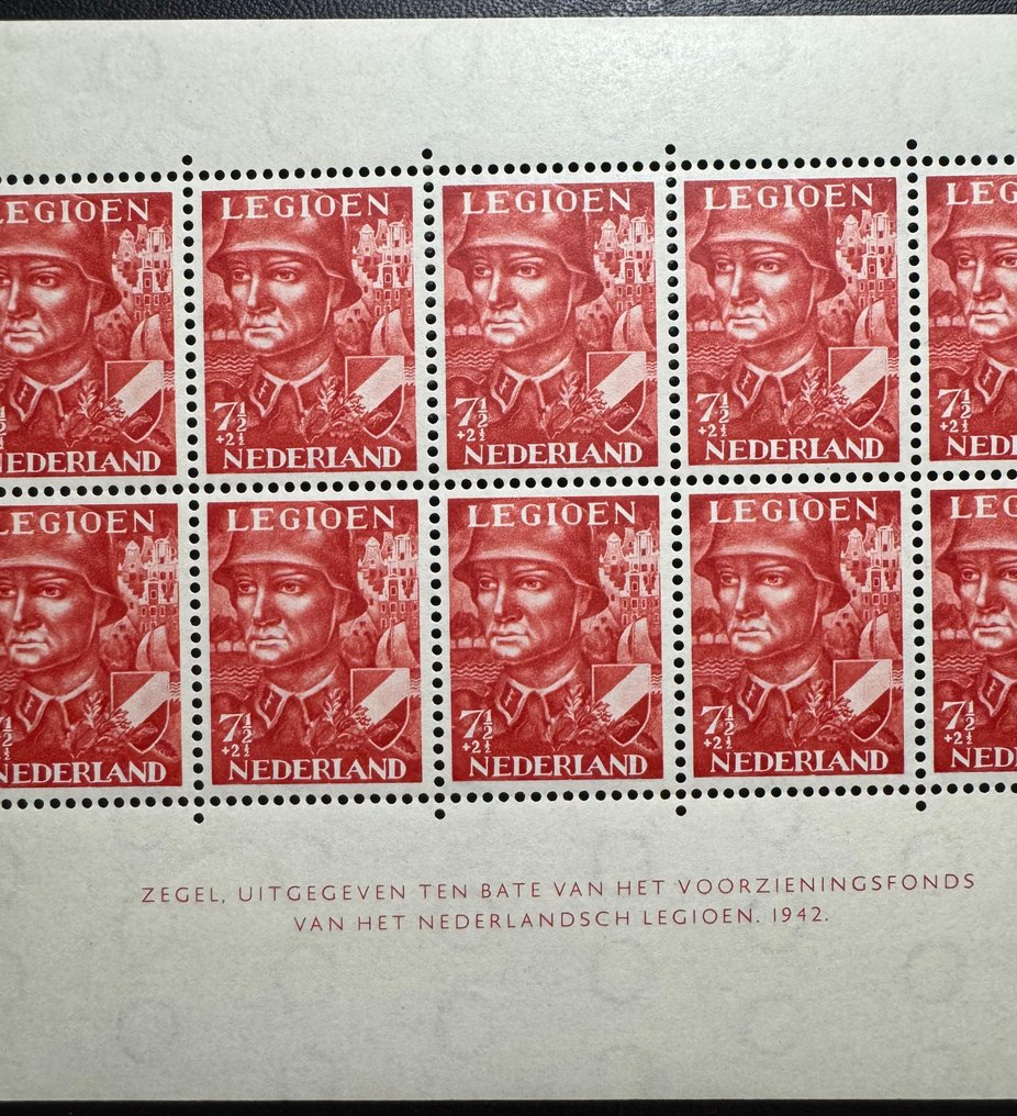 荷兰 1942 - 设置 Legioenblokken - NVPH V402/V403 #1.0