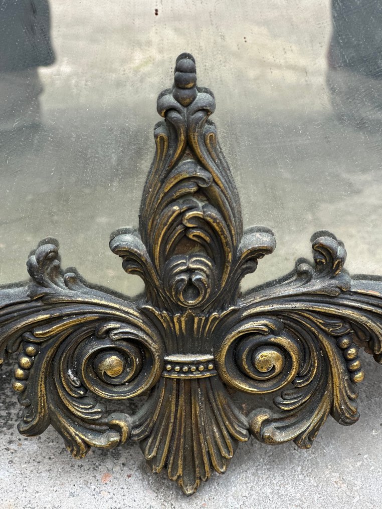 Fali tükör - Aranyozott bronz - Aranyozott bronz tükör #3.2