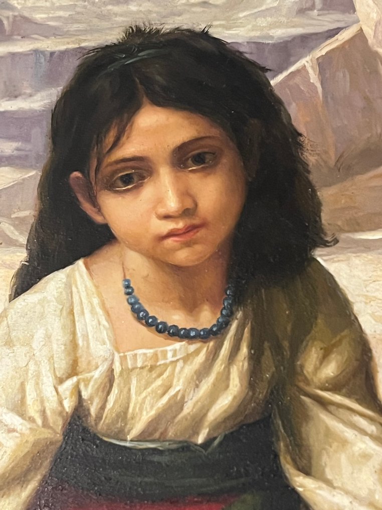 Scuola europea (XX), da William Adolphe Bouguereau - Fanciulla #2.1