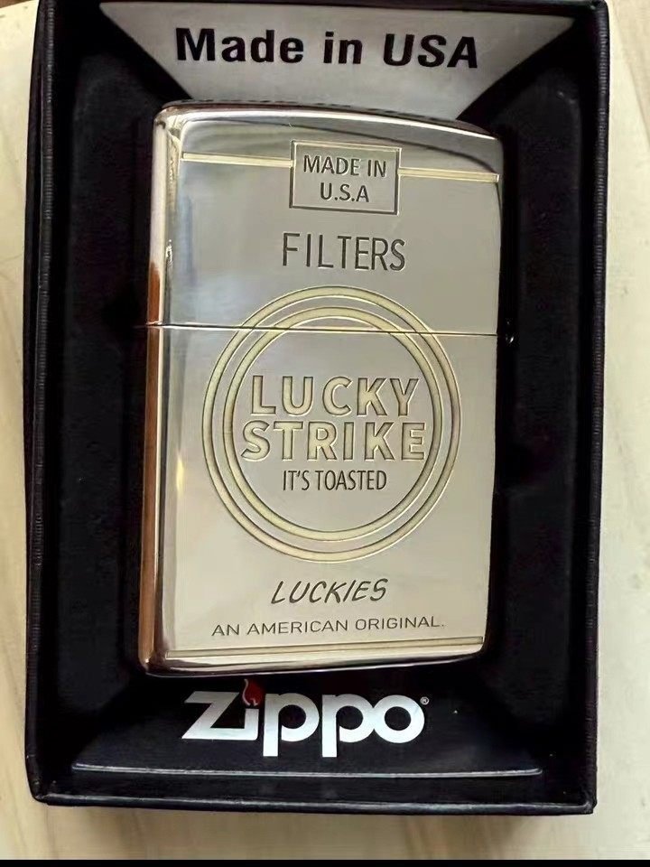 Zippo - Lucky Strike - 沒有保留價 - 打火機 - 鋼（不銹鋼） #1.0